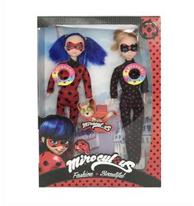 11 INCH LADYBIRD PRINCESS WITH THEME MUSIC (RED, BLACK) - OBL888063