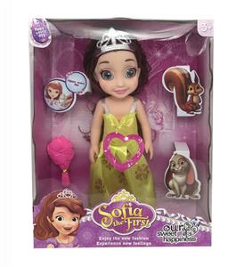 14 INCH 3D EYES SOFIA ENAMEL BODY WITH THEME MUSIC - OBL888069