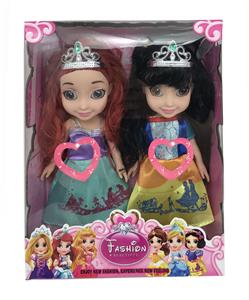 14 INCH 3D EYE MAN 6 PRINCESS GLUE BODY WITH MUSIC 3 MIXED - OBL888075
