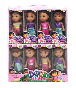 6-INCH SOLID DORA DISPLAY BOX 3 MIXED (16PCS) - OBL888079