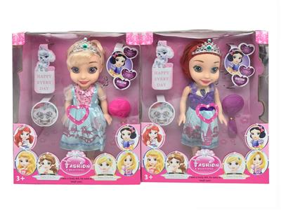 18 INCH 3D EYE 6 PRINCESS WITH LIGHT AND MUSIC - OBL888091
