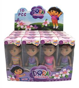 6-INCH REAL DORA DISPLAY BOX 3 MIXED (16PCS) - OBL888095
