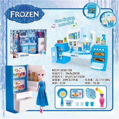 SEPARABLE CABINET AND 9-INCH BARBIE AND MATCHING ICE AND SNOW WONDERLAND 2 LIGHTING SOUND - OBL888338