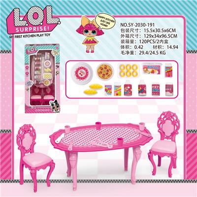 TABLE, CHAIR AND BREAD ACCESSORIES LOL - OBL888526