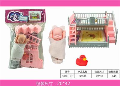 6-inch baby crib - OBL888605