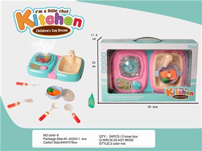 Smoking music stove, pressing water washbasin set - OBL888649