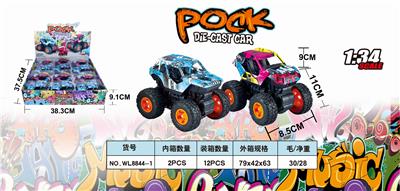 1: 34 graffiti alloy 4WD inertia vehicle - OBL888675