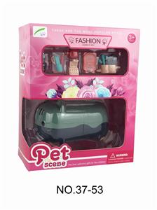 Pet cat flower market - OBL888884