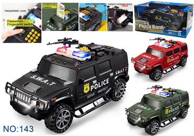FINGERPRINT DEPOSIT POT SIMULATION POLICE CAR CASH TRUCK - OBL888935