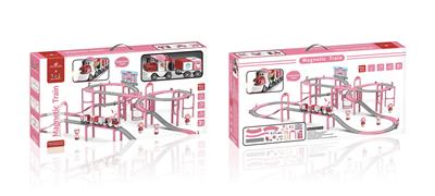 TRACK BUILDING BLOCK OF MAGNETIC ELECTRIC TRAIN - 421PCS OF RAPID RESCUE TEAM - OBL888972