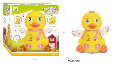 万向电动灯光音乐卡通鸭 - OBL889261