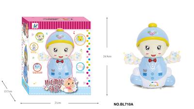 万向电动灯光音乐卡通男娃娃 - OBL889265