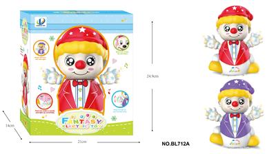 万向电动灯光音乐卡通小丑 - OBL889269