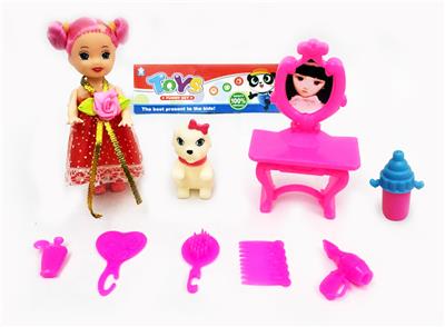 3寸芭芘配梳装台 - OBL889274