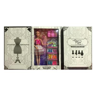 11.5-inch thigh fashion joint barbie with camera blister shoe rack - OBL889392