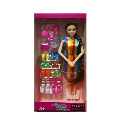 11 inch long hair fashion barbie doll - OBL889422
