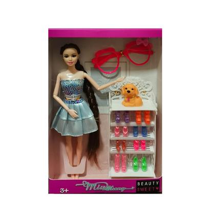 11 inch 11 joint long hair outing fashion barbie doll - OBL889428