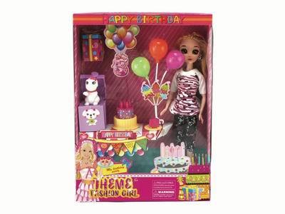 High grade birthday theme 11.5 inch real body live hand 3d eyes amy fashion barbie - OBL889496