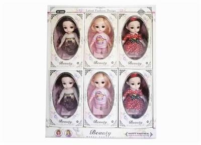 6-inch solid 13 joint 3d real eye exquisite little laurie - OBL889537