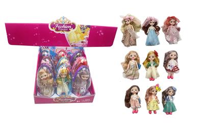 6-inch real body 12 joint 3d real eye butterfly flower fairy russian doll - OBL889541