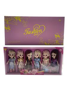 6-inch real body 12 joint 3d real eye butterfly flower fairy russian doll - OBL889542