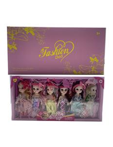 6-inch real body 12 joint 3d real eye butterfly flower fairy russian doll - OBL889543