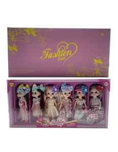 6-inch real body 12 joint 3d real eye butterfly flower fairy russian doll - OBL889544