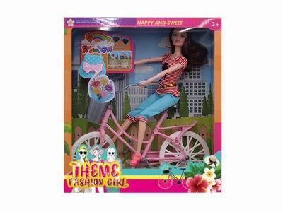 High grade 11.5-inch 11 joint solid body theme bicycle fashion barbie - OBL889566