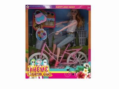 High grade 11.5-inch 11 joint solid body theme bicycle fashion barbie - OBL889567