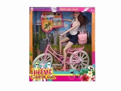High grade 11.5-inch 11 joint solid body theme bicycle fashion barbie - OBL889568
