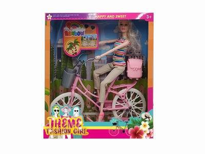 High grade 11.5-inch 11 joint solid body theme bicycle fashion barbie - OBL889570
