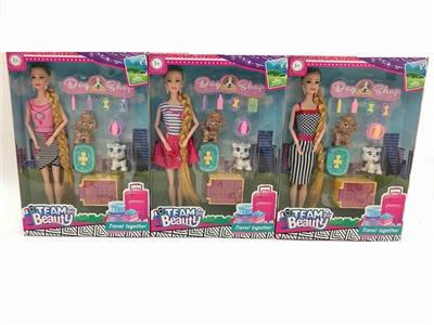 High grade 11.5-inch solid 9-joint fashion short skirt barbie - OBL889571