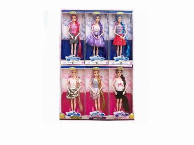 High grade 11.5-inch solid 9-joint fashion short skirt barbie - OBL889573