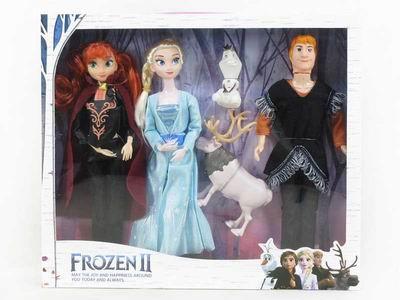 The 4th generation 11.5-inch 12 joint solid snow princess and empty snow prince - OBL889624