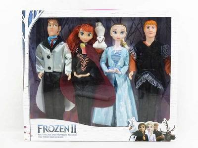 The 4th generation 11.5-inch real body 12 joint snow princess and empty body snow prince - OBL889625