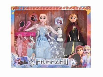 The latest fourth generation 11.5-inch real body live hand barbie princess with suspender mirror comb xuebao - OBL889630