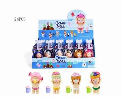 (underwater world) 3-inch water drinking and urinating animal ocean baby - OBL889642