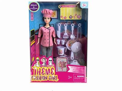 High end chef theme 11.5-inch real body live hand fashion barbie - OBL889661