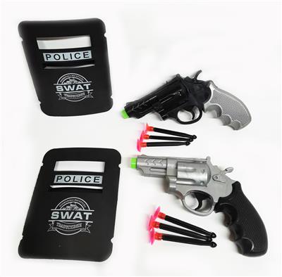 Needle gun small revolver (silver black) - OBL889674