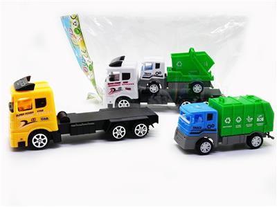 Inertial tractor on-board return force sanitation vehicle - OBL889728