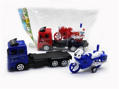 Inertia tractor on-board return force police motorcycle - OBL889731