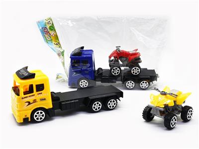 Inertia tractor vehicle coasting beach motorcycle - OBL889736