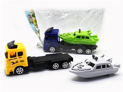 Inertial towed vehicle coasting speedboat - OBL889742