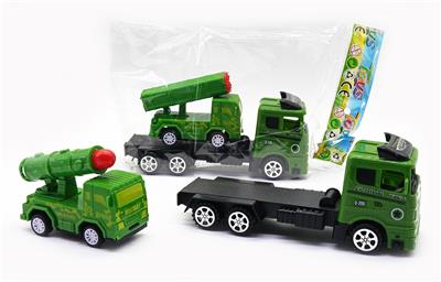 Military inertial towed vehicle return force missile vehicle - OBL889746