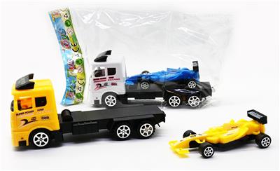 Car coasting formula racing with inertia tractor - OBL889749