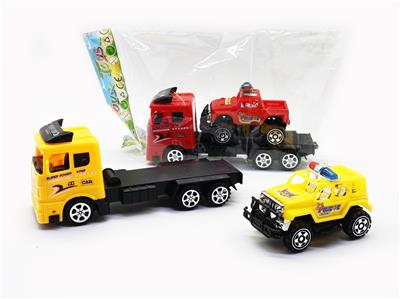 Inertia tractor vehicle mounted coasting off-road police vehicle - OBL889752