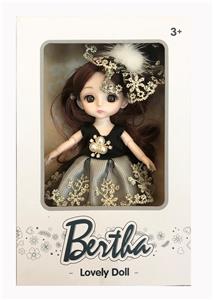 6-inch full joint 3d eye fashion bertha doll body - OBL889780