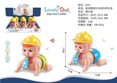 电动爬娃灯光音乐 - OBL889889