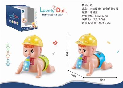 电动爬娃灯光音乐 - OBL889895