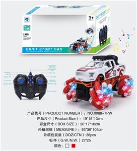 1：16十一通2.4G漂移特技车（带音乐） - OBL890113